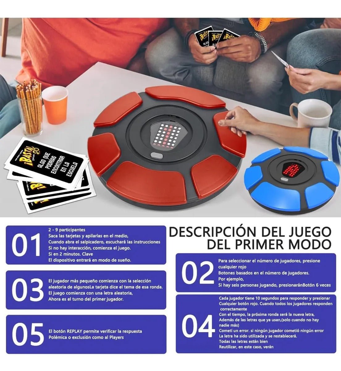 Juego De Mesa Electronico Basta 2.0